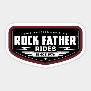 Rock Father Rides Logo Sticker